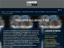 Tablet Screenshot of labourfile.org